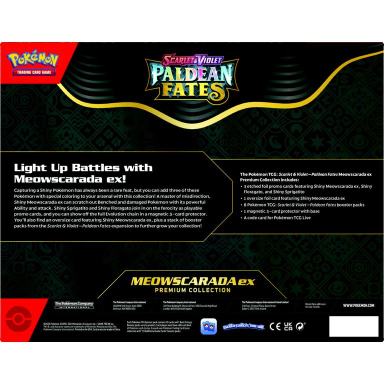 Pokémon Paldean Fates Premium Collection Meowscarada EX
