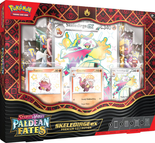 Pokémon Paldean Fates Premium Collection Skeledirge EX